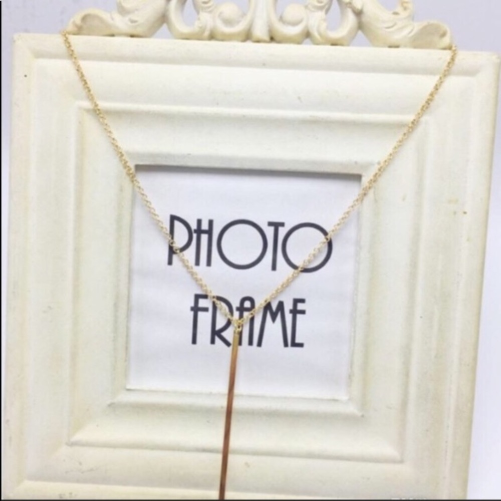 Beautiful gold plated long necklace - Picture 3 of 5